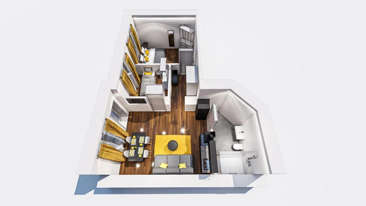 J.V Ku'Damm 2 Bedroom Style Apartment +A/C&Rain-Shower Berlin